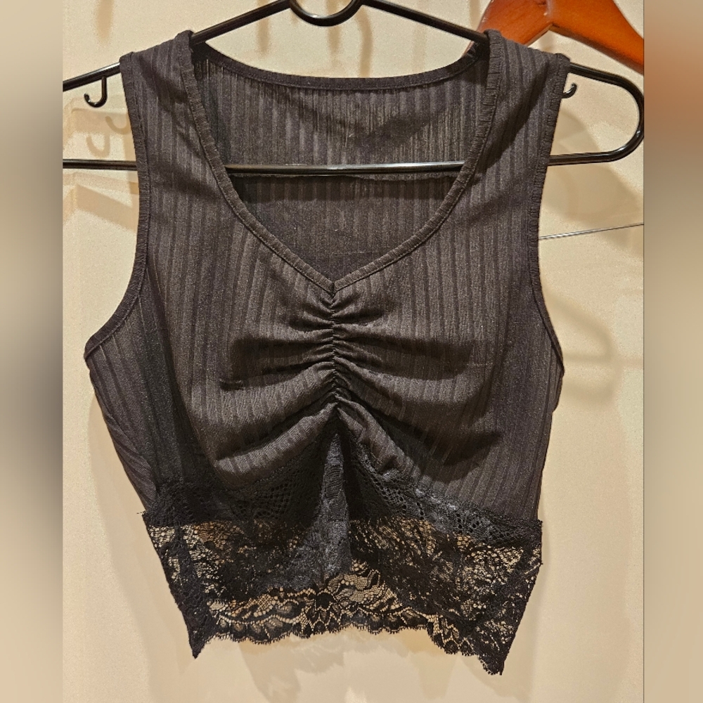Lace crop top